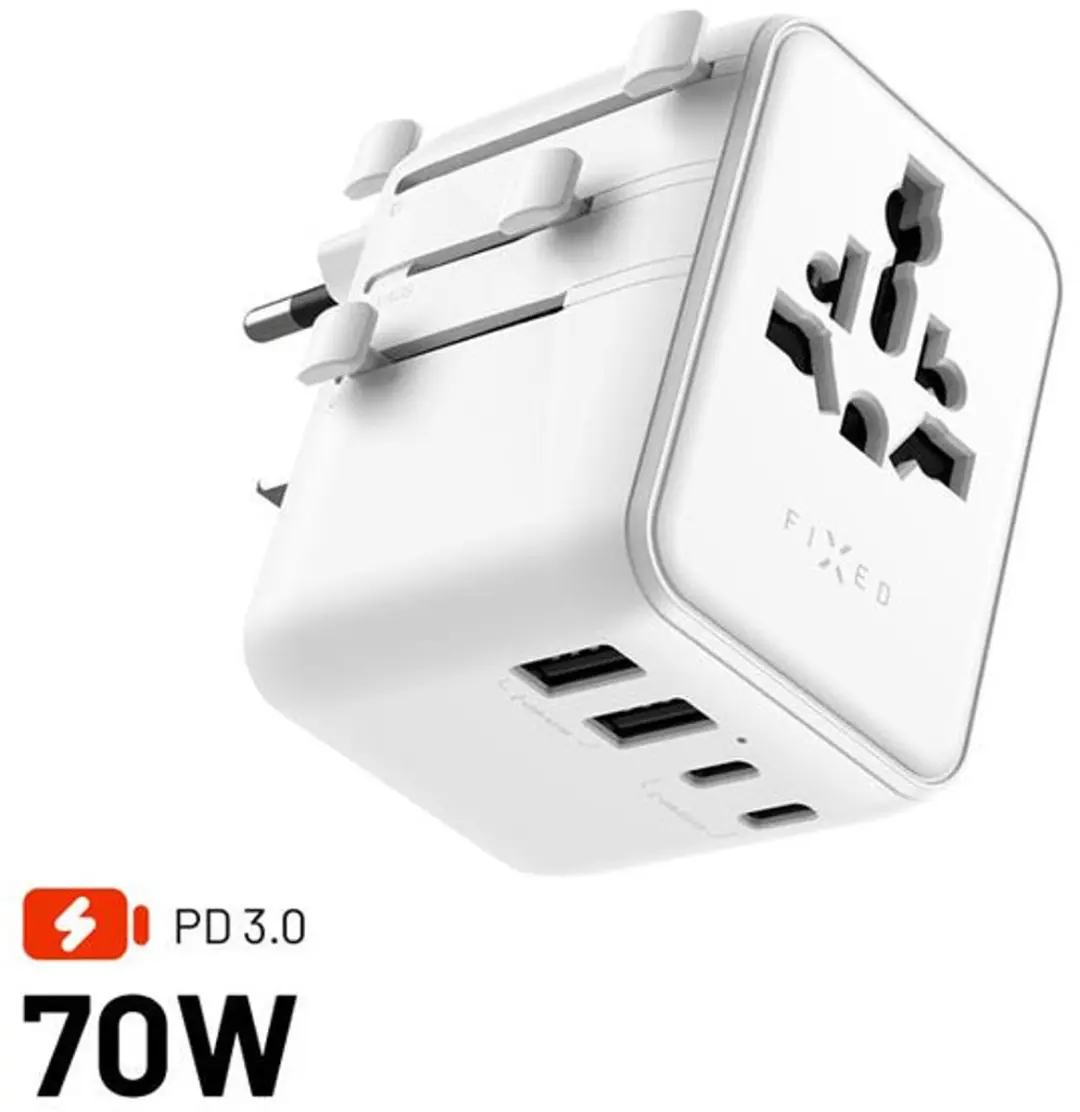 Fixed Voyager 70W Reisadapter FIXCT70-3C2A-WH