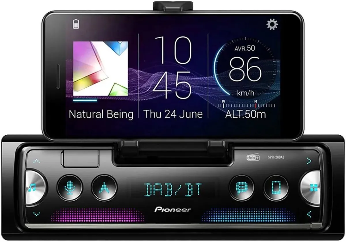 Pioneer SPH-20DAB Autoradio DAB+ - 4 Kanalen 50W - Zwart - afbeelding 6 van 6