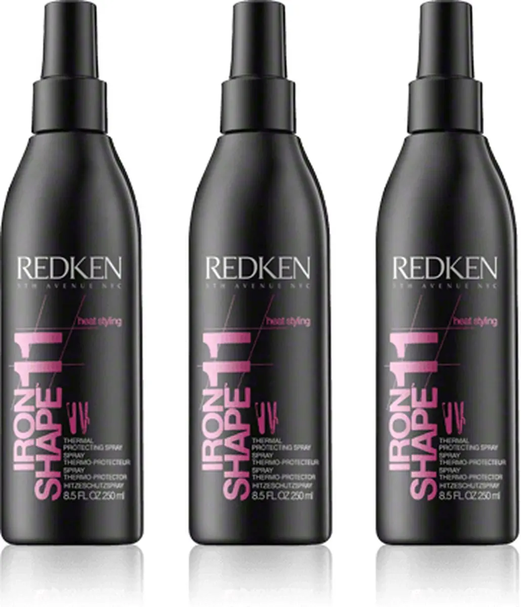 Redken Iron Shape 11 Thermal Holding Spray - 3x250ml
