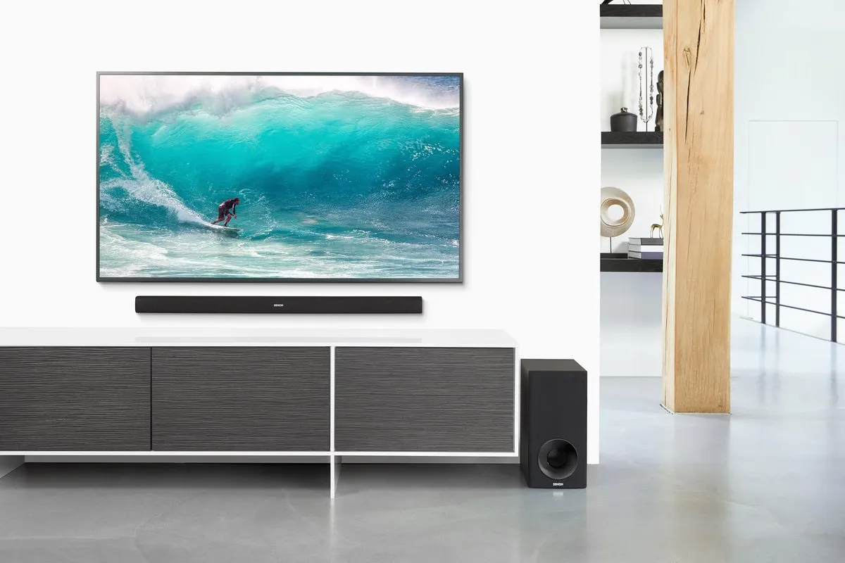 Denon DHT-S316 Soundbar - Dolby Audio, Draadloze Subwoofer - Zwart