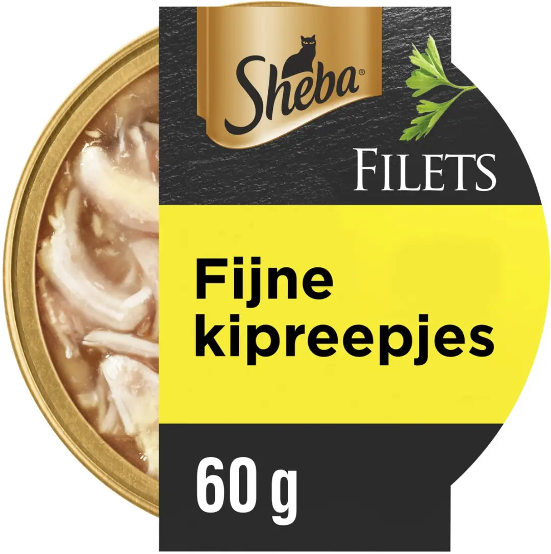 Sheba Filets Kipreepjes in Saus 60g