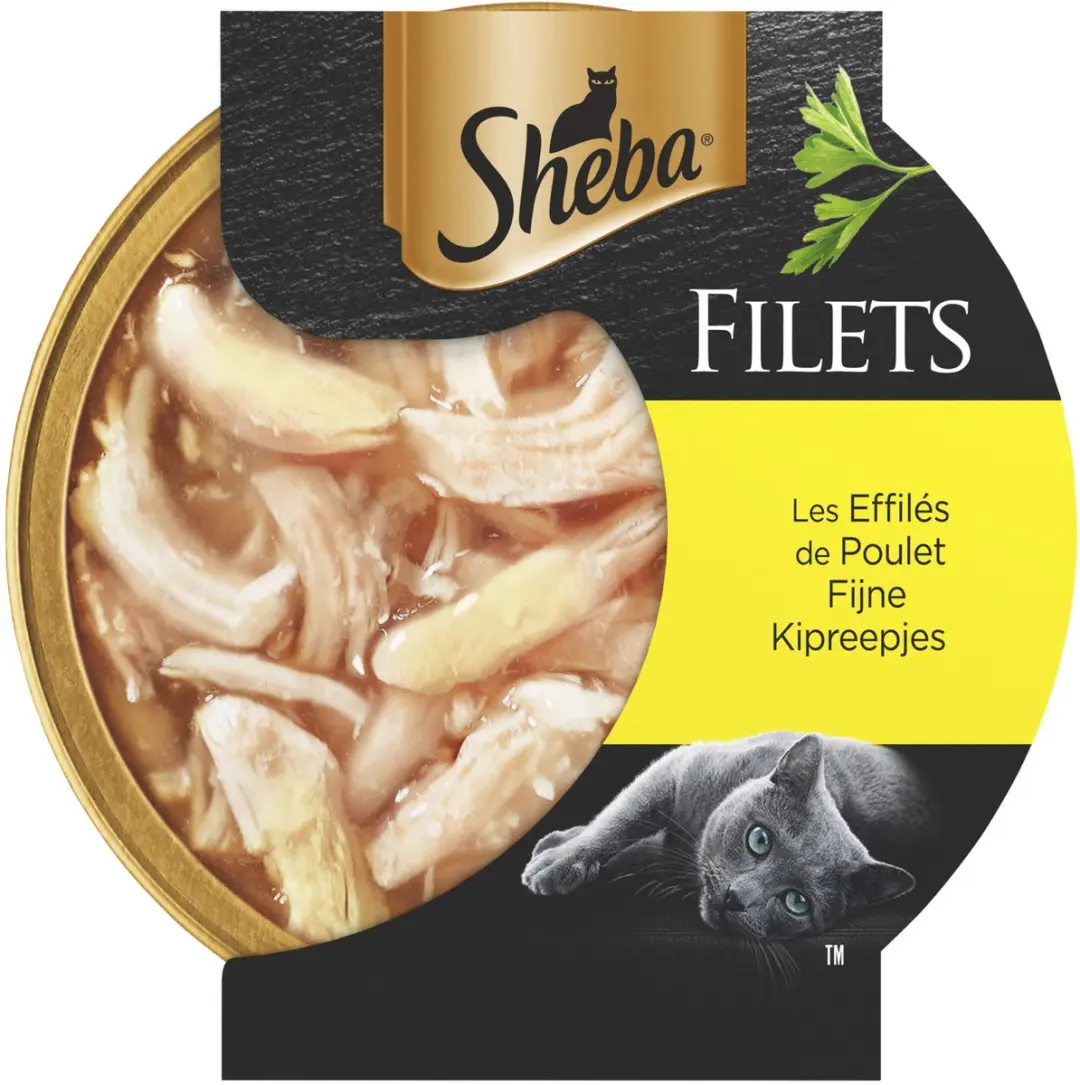 Sheba Filets Kipreepjes in Saus 60g
