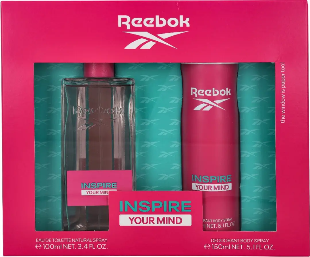 Reebok Inspire Your Mind Eau de Toilette & Deo Set - 100ml + 150ml