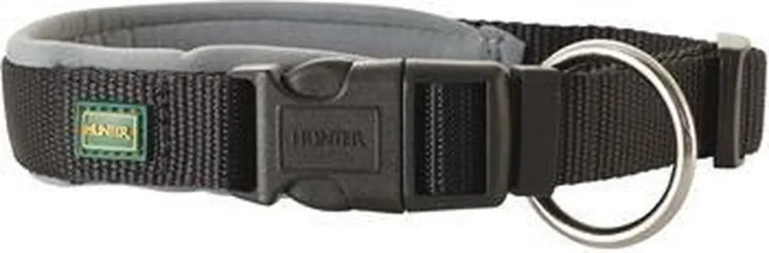 Hunter Vario Plus Hondenhalsband 50-55cm - Zwart/Grijs - afbeelding 3 van 3