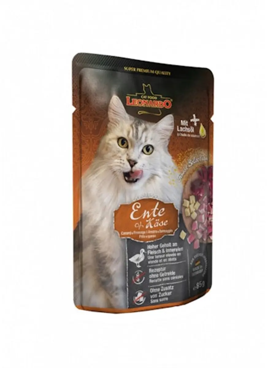 Leonardo Eend + Kaas Natvoer Adult Kat