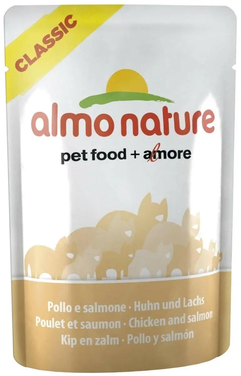 Almo Nature HFC Kat Kip - Zalm 55g - 24 Stuks