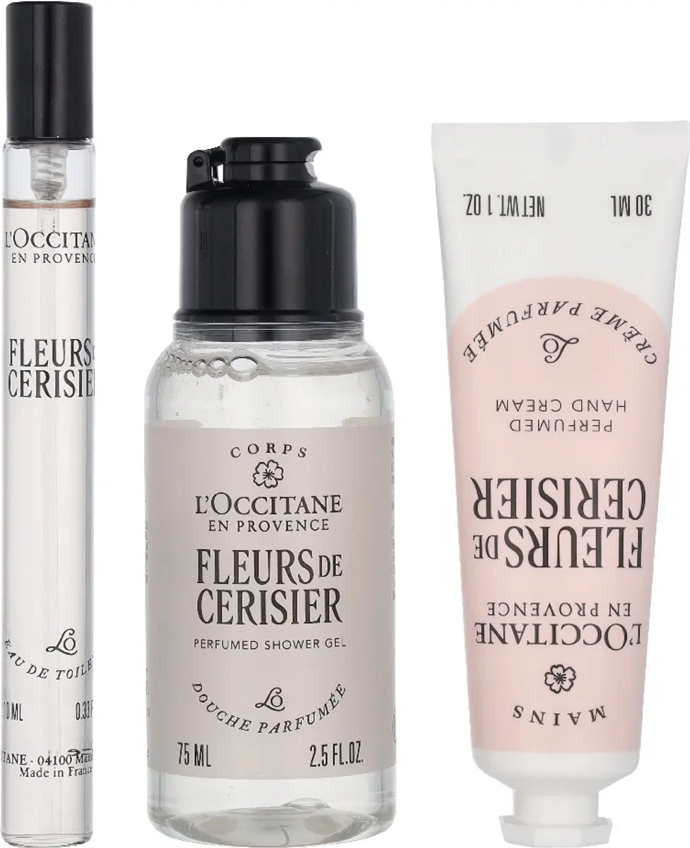 L'Occitane Fleurs de Cerisier Routine Giftset - 3 Stuks