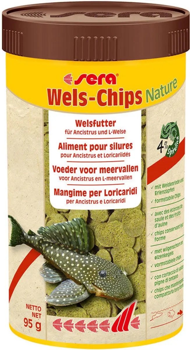 Sera Wels-Chips 250ml