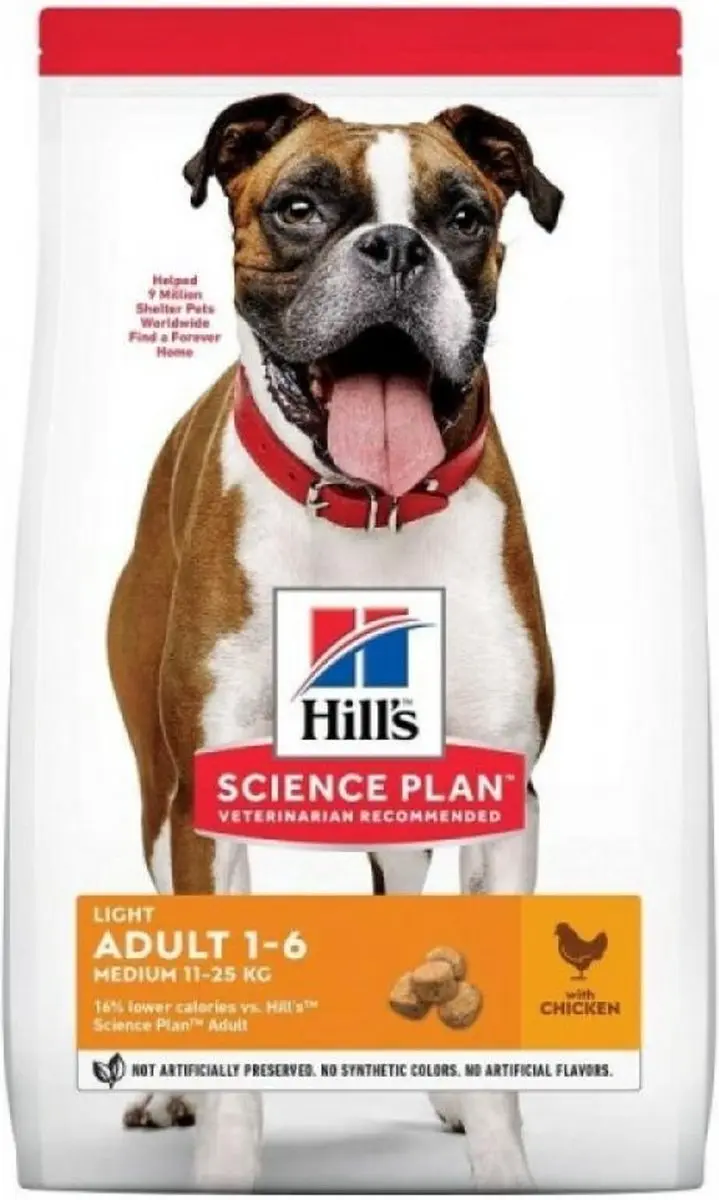 Hill's Canine Adult Medium Light Kip 14kg