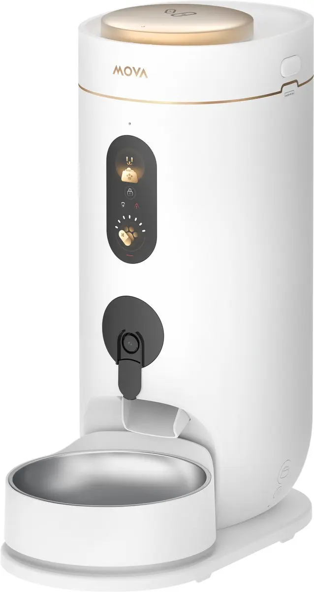 Mova NutriPal 10 Ultra Automatische Voerbak - 4L - Wit