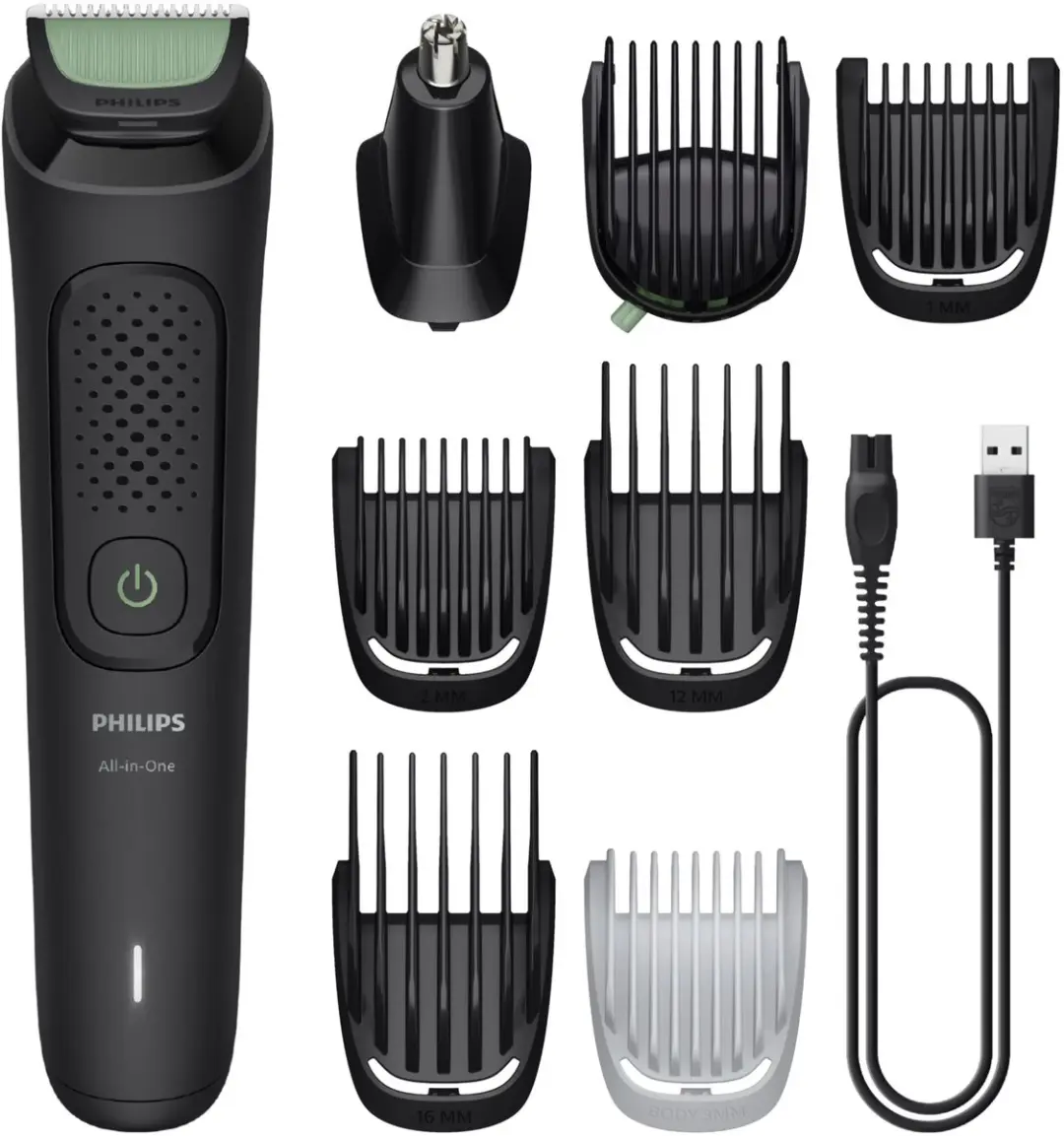 Philips Series 3000 MG3940/15 Trimmer 8-in-1 - Zwart - afbeelding 5 van 6