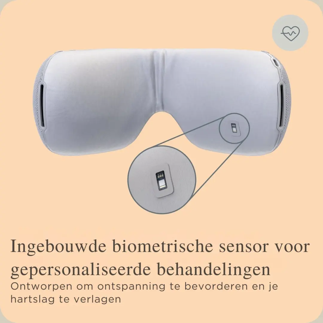 Therabody SmartGoggles Oogmassageapparaat - 3 Warmtestanden - Grijs