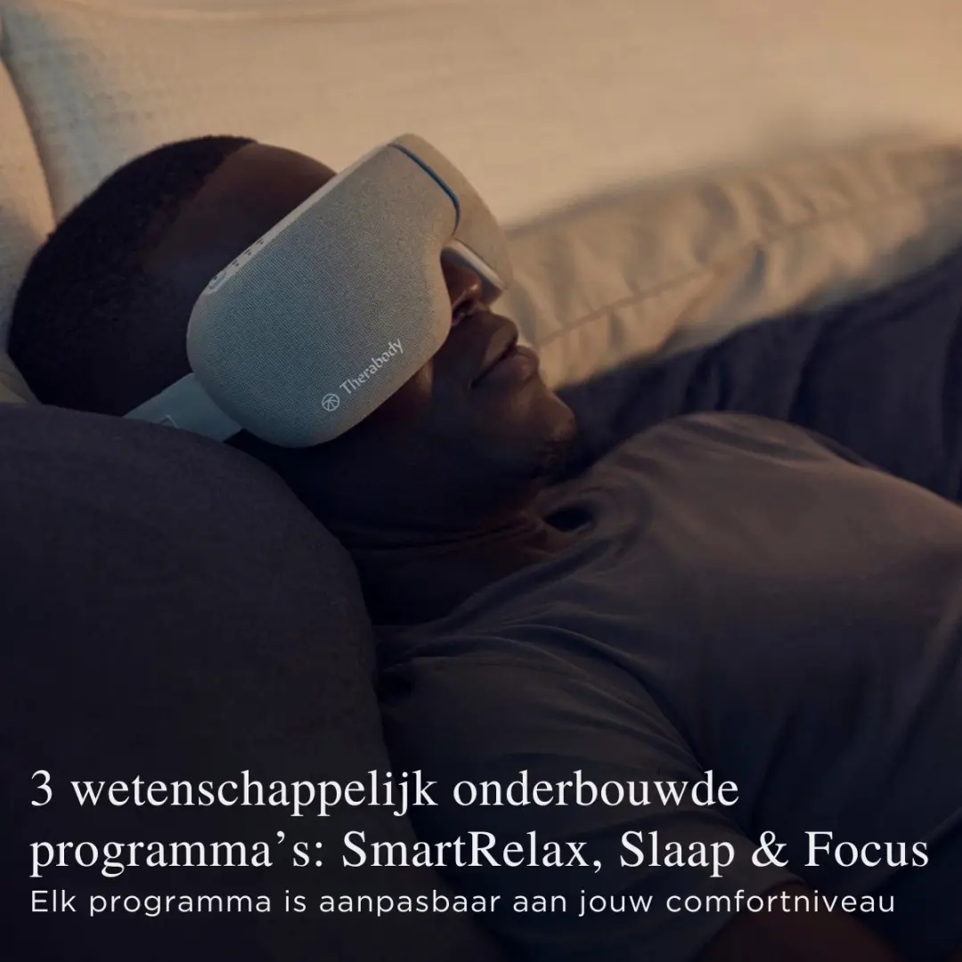 Therabody SmartGoggles Oogmassageapparaat - 3 Warmtestanden - Grijs