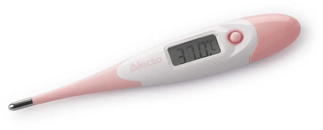Alecto BC20PK Digitale Babythermometer - Roze-Wit - afbeelding 6 van 6