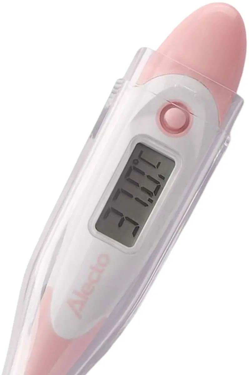 Alecto BC20PK Digitale Babythermometer - Roze-Wit