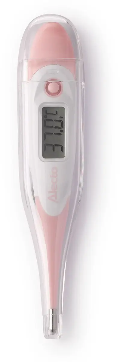 Alecto BC20PK Digitale Babythermometer - Roze-Wit