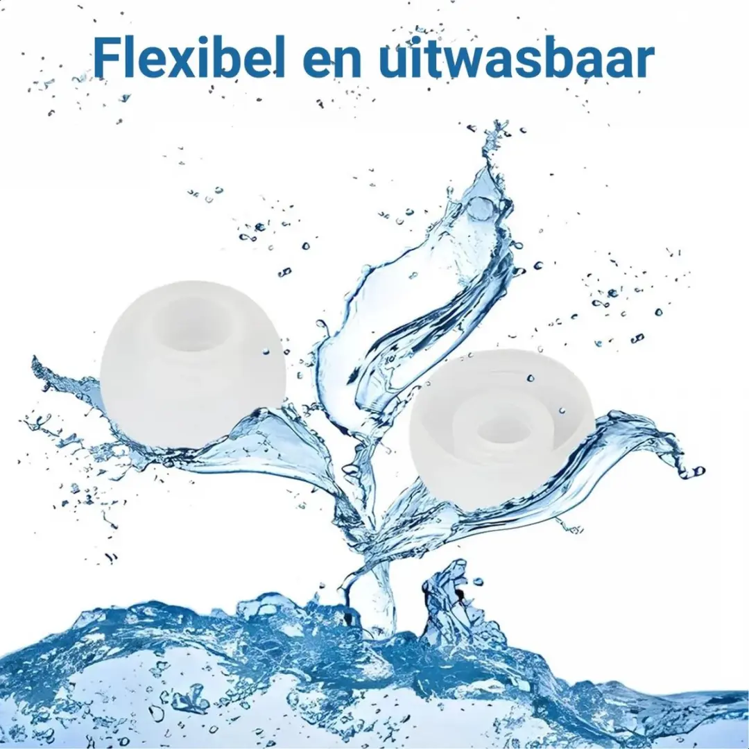 Selected Siliconen Medium Oordopjes - 3 Stuks - Wit