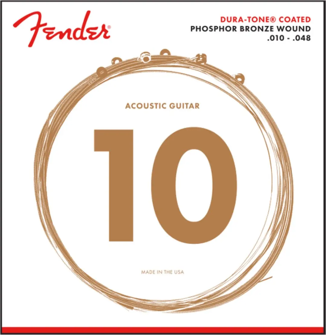 Fender 860XL Phosphor Bronze Coated Gitaarsnaren