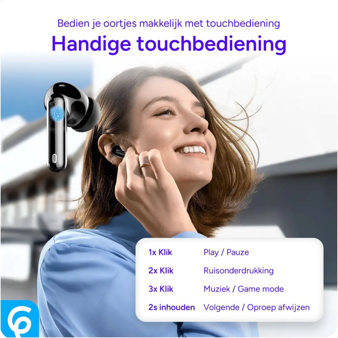 Selected SBG SBGA90PROB Draadloze Oordopjes Noise Cancelling - Zwart