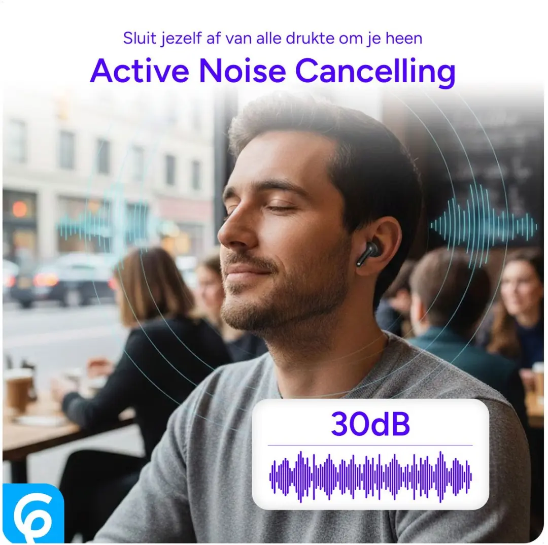 Selected SBG SBGA90PROB Draadloze Oordopjes Noise Cancelling - Zwart