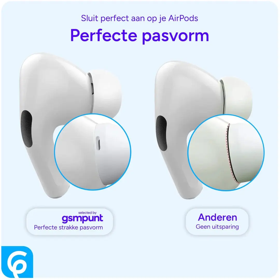 Selected Siliconen Oordopjes Medium - 3 Stuks - Wit - voor AirPods Pro - afbeelding 6 van 6