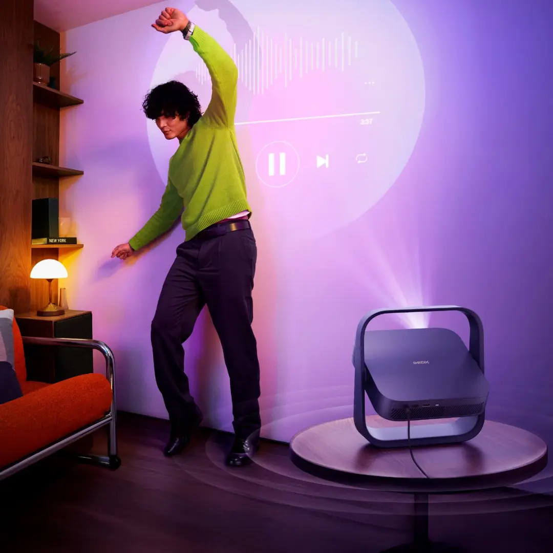 XGIMI Elfin Flip Laser Projector - 1600 ISO Lumen - Blauw