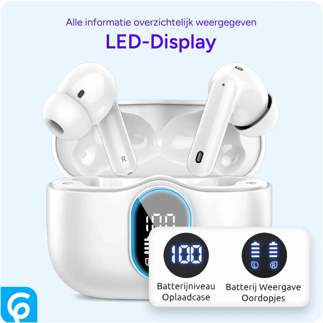 Selected SBG True Wireless Headset SBGA90PROW - Noise Cancelling - Wit - afbeelding 6 van 6