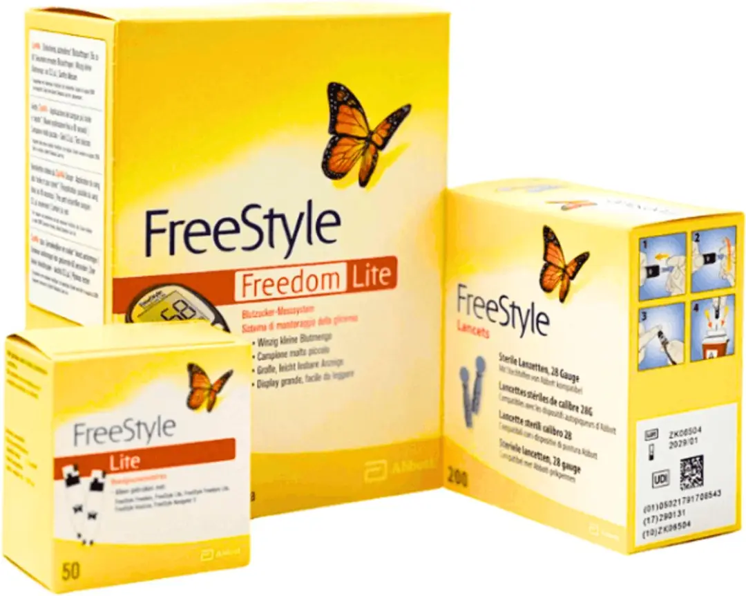 Abbott Freestyle Freedom Lite Glucosemeter Startpakket - Zwart