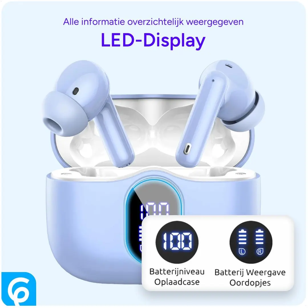 Selected SBG Draadloze Oordopjes Noise Cancelling - Blauw - afbeelding 6 van 6