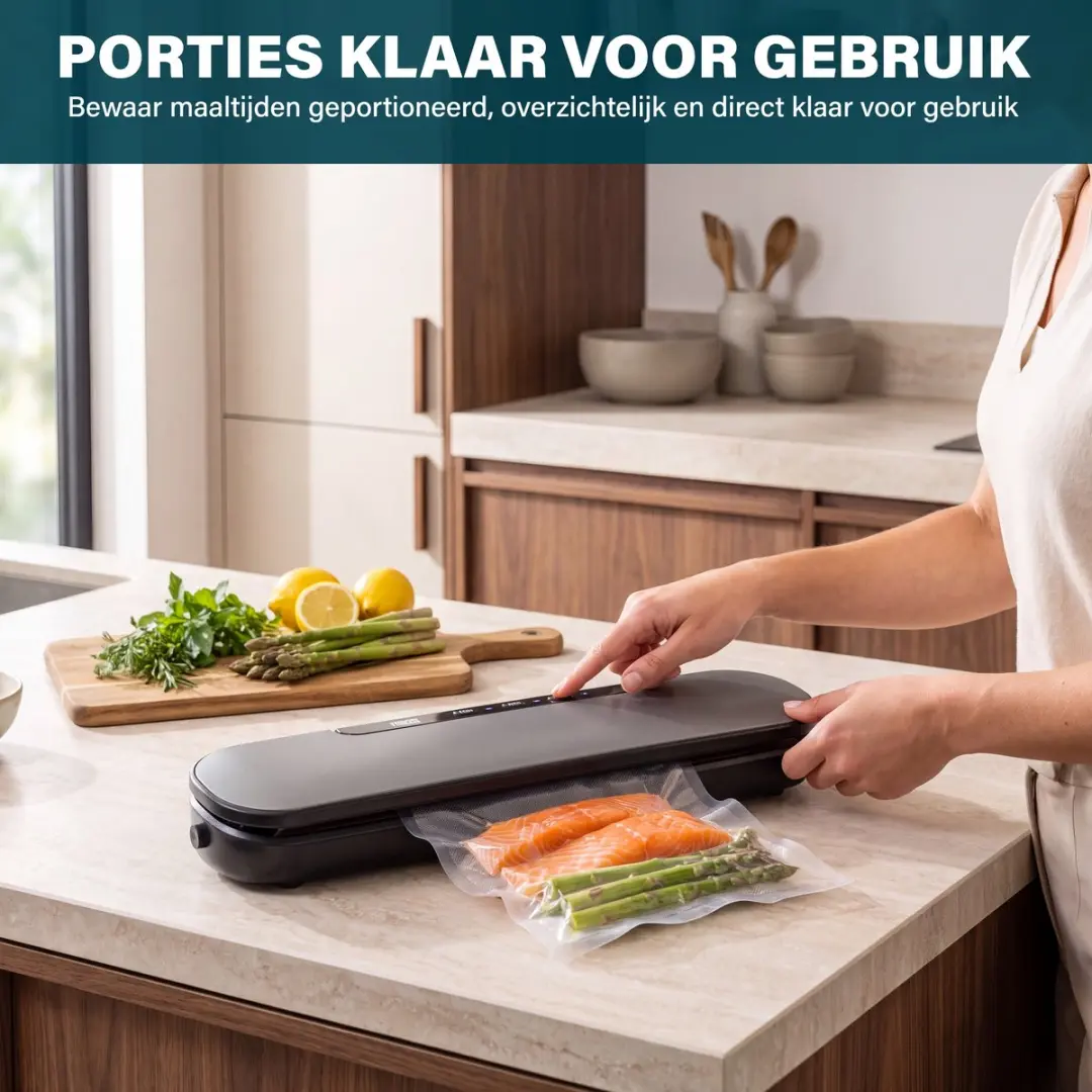 Princess Vacuümsealer 492970 - 60kPa - Grijs