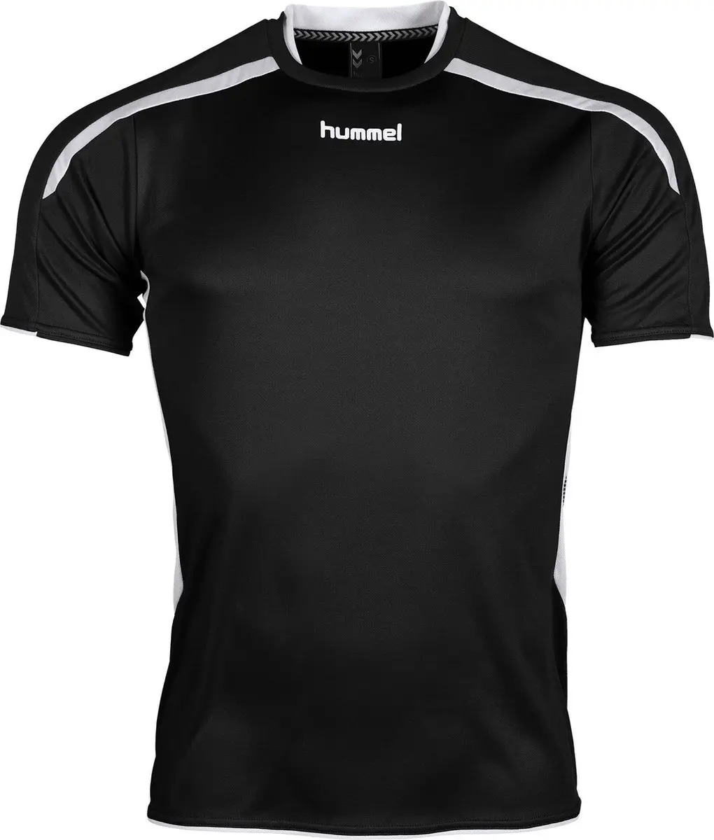 Hummel Preston S/S Sportshirt - Maat 152 - Zwart