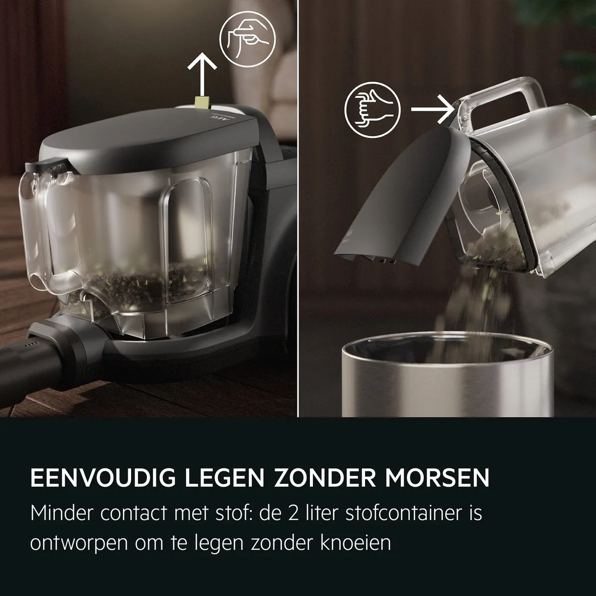 AEG AL31C1DG Clean 3000 Stofzuiger Hepa 14 - Grijs
