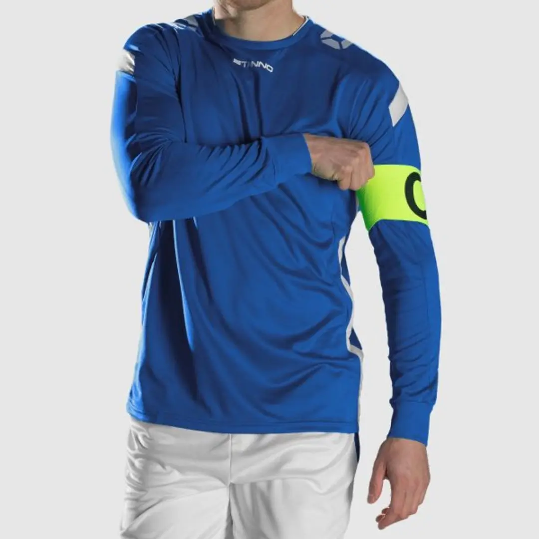 Stanno Drive Match Shirt LS - Maat L - Blauw/Wit