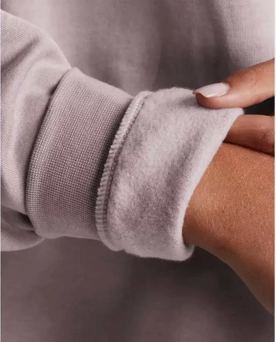 Under Armour Icon Fleece Mock Crew - Grijs SM