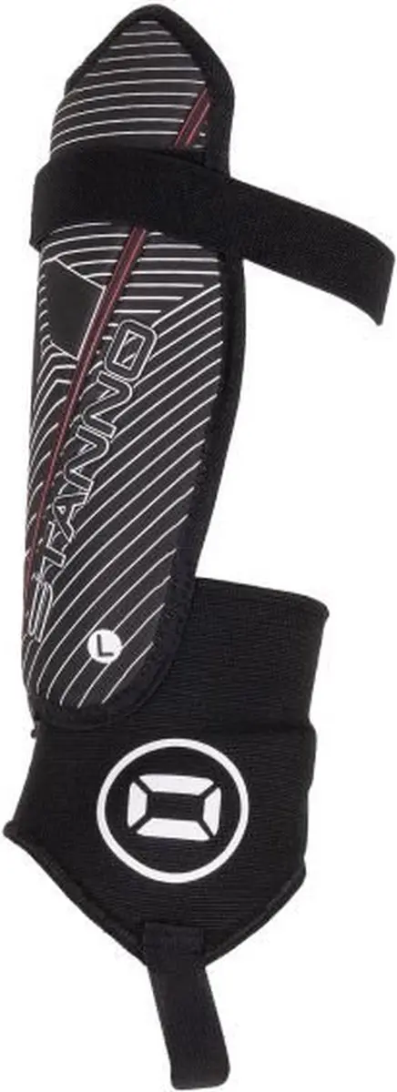 Stanno Pro Guard II Scheenbeschermers M - Zwart/Wit/Rood