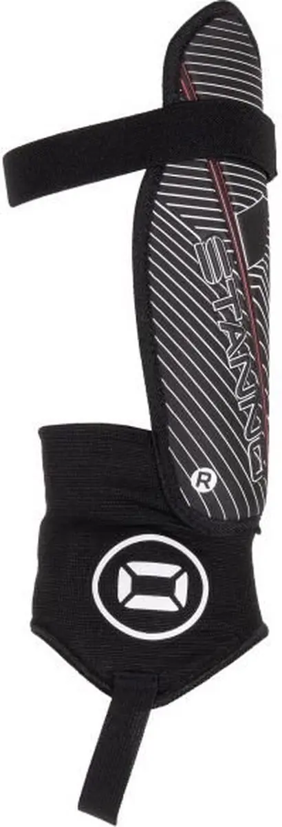 Stanno Pro Guard II Scheenbeschermers M - Zwart/Wit/Rood