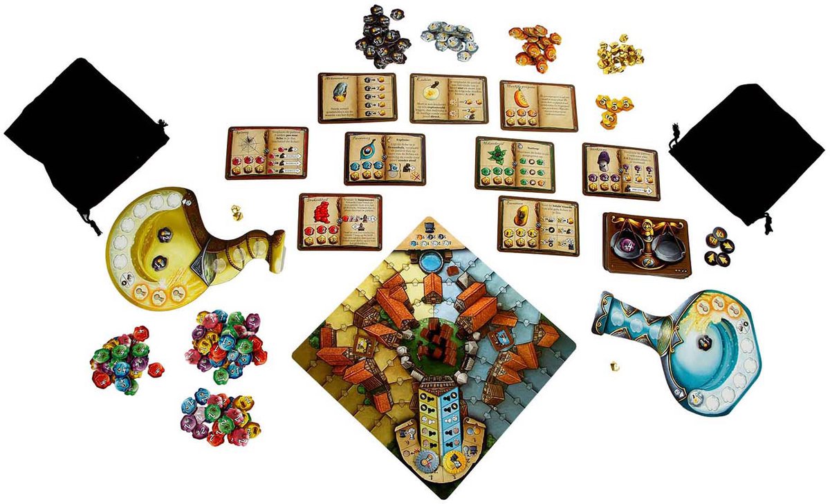 999 Games - De Kwakzalvers van Kakelenburg - Het Duel - Bordspel - Voor 2 spelers