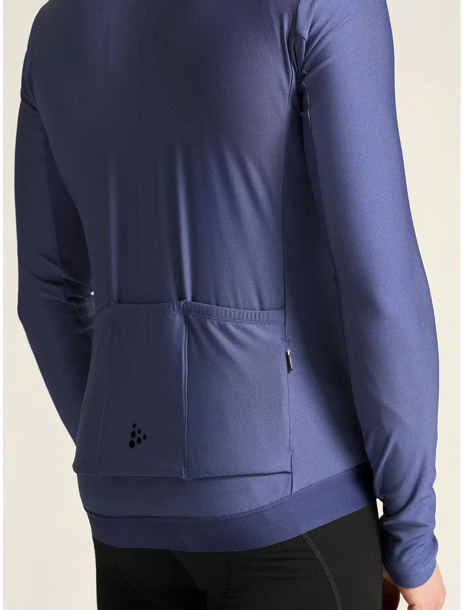 Craft Core Essence Fietsshirt Heren - Lange mouwen - Marine - Maat S