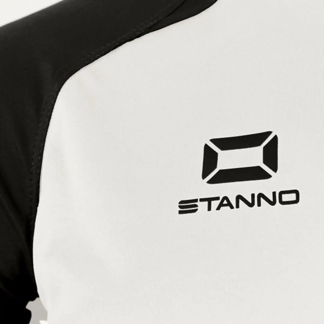 Stanno Stadio T-Shirt 140 - Wit/Zwart