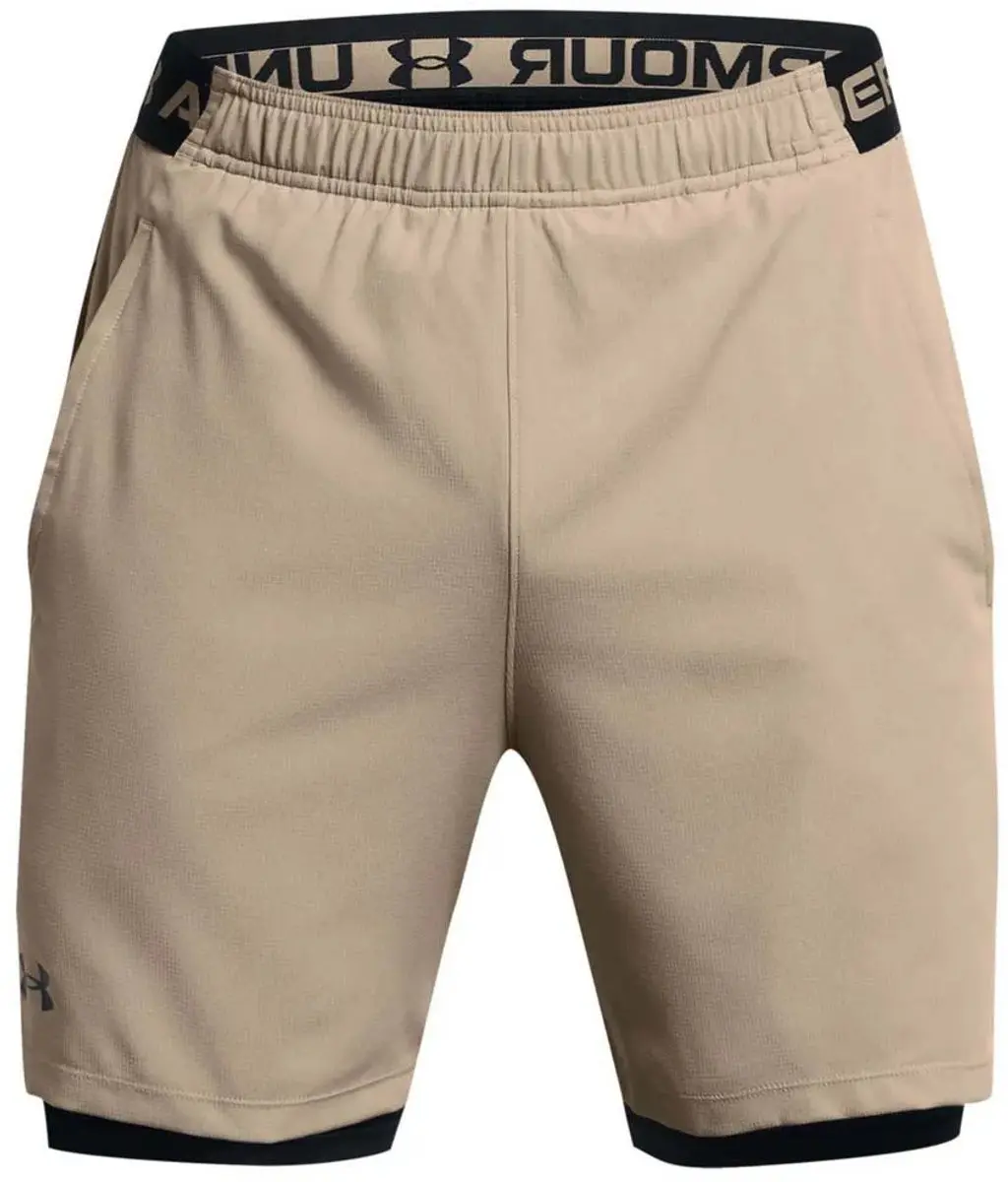 Under Armour Vanish Woven 2in1 Sportshorts - S - Brown