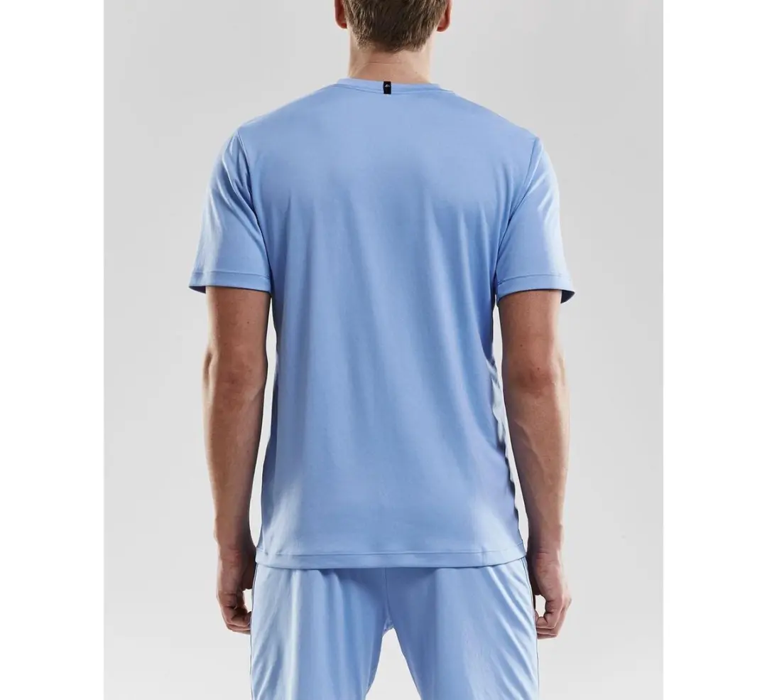 Craft Squad SS Sportshirt - XXL - Blauw/Wit