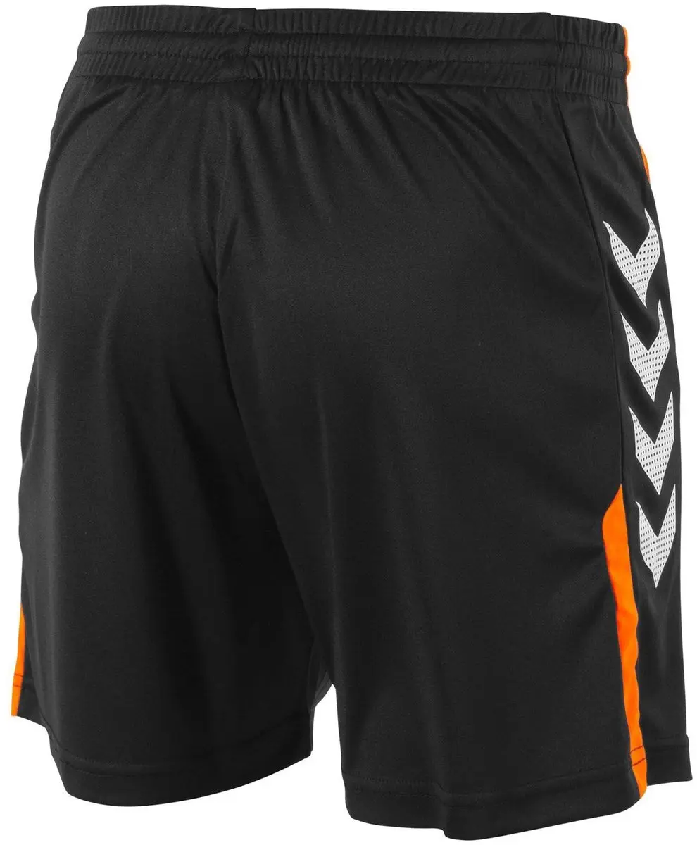 Hummel Aarhus Shorts Unisex XL - Zwart/Oranje
