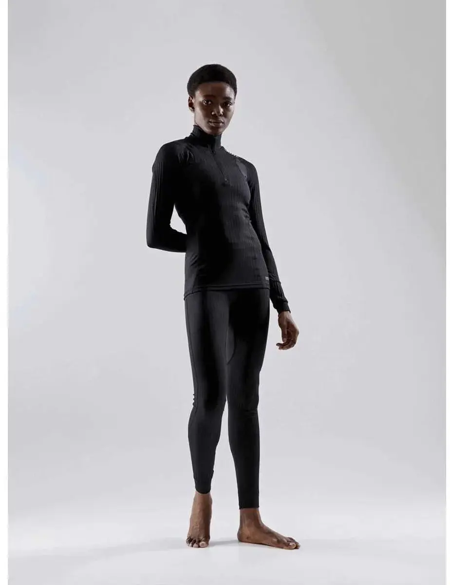 Craft Active Extreme X Zip Thermoshirt Dames - Maat L - Zwart