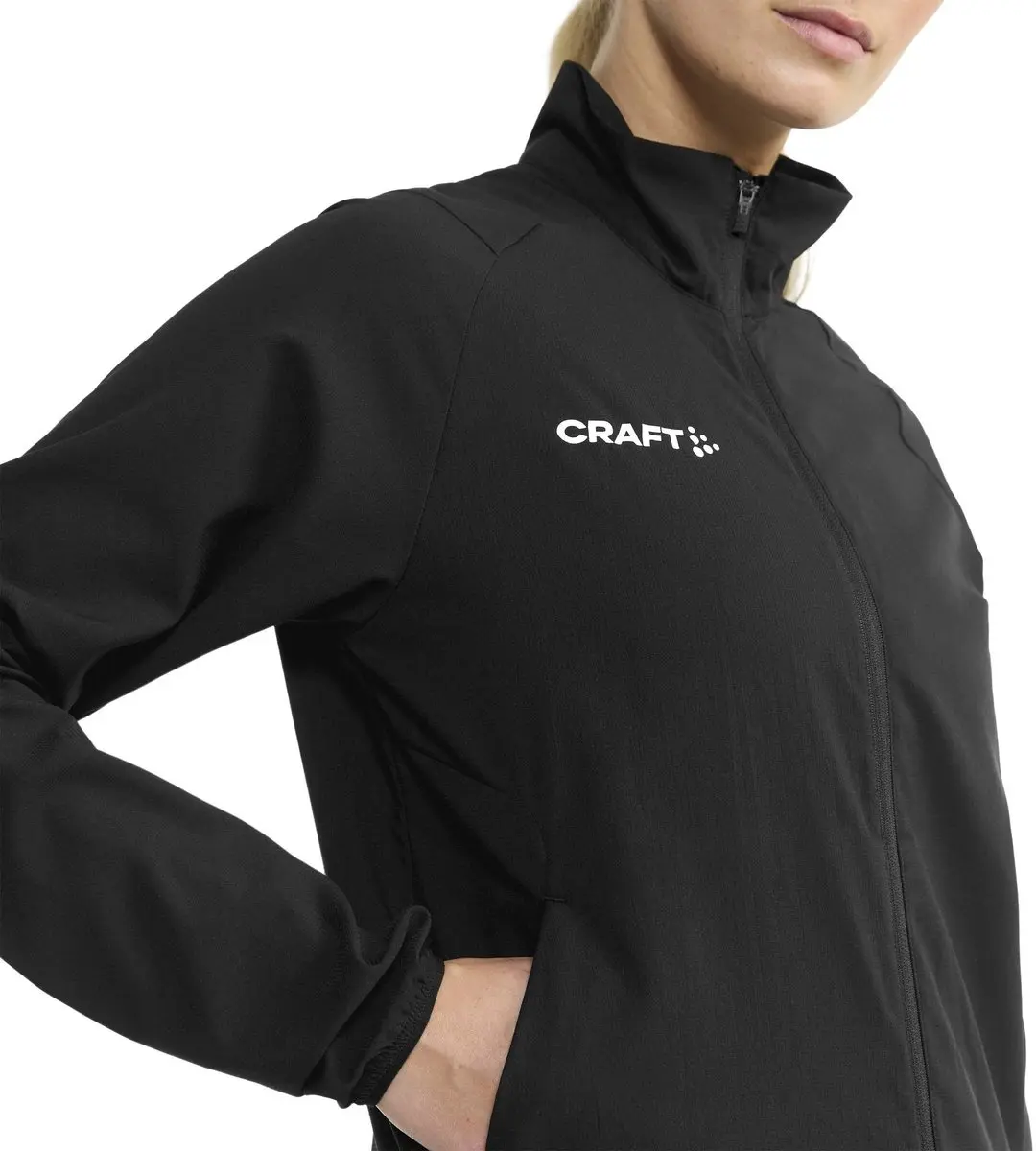Craft Rush 2.0 Trainingsjack Dames - Maat M - Zwart