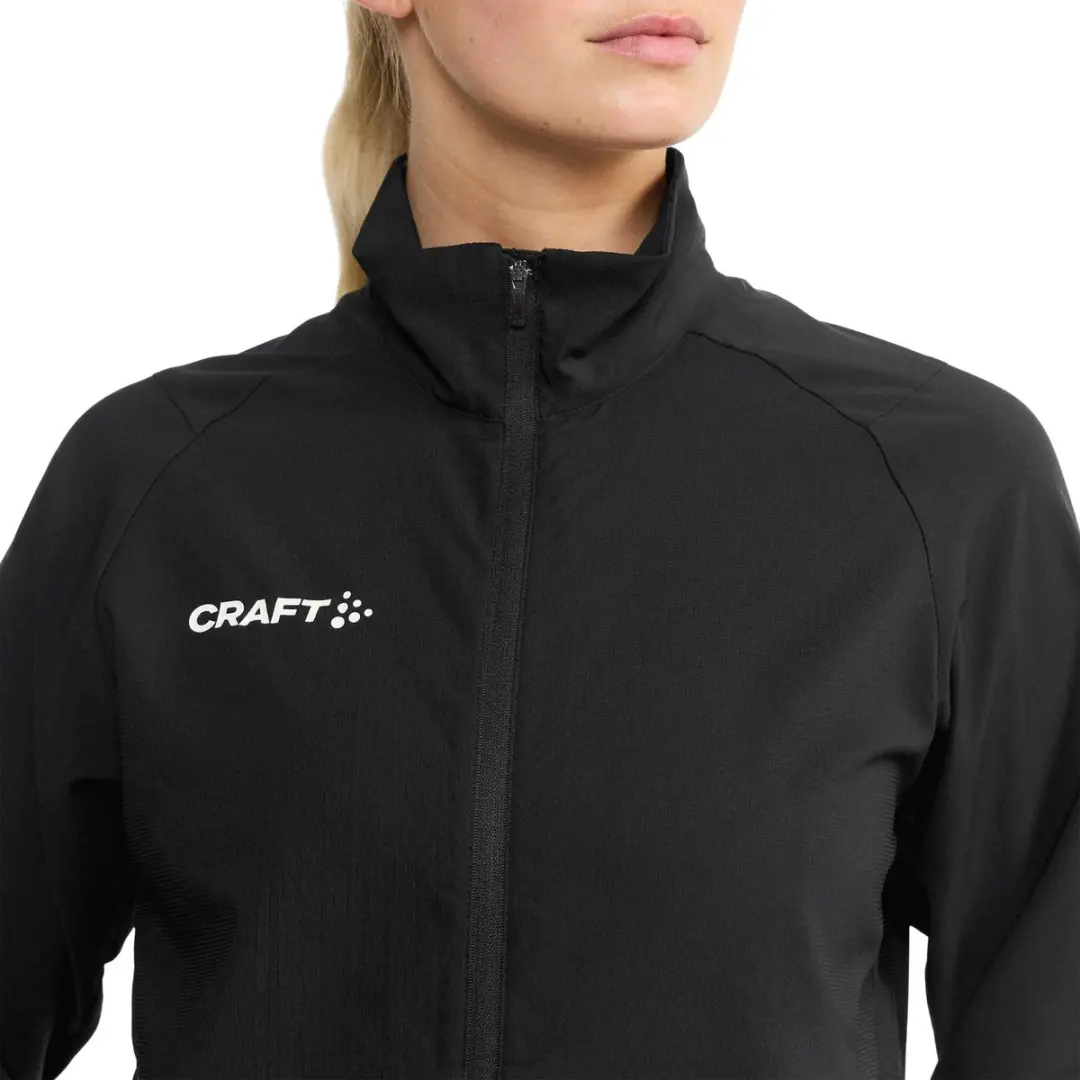 Craft Rush 2.0 Trainingsjack Dames - Maat M - Zwart