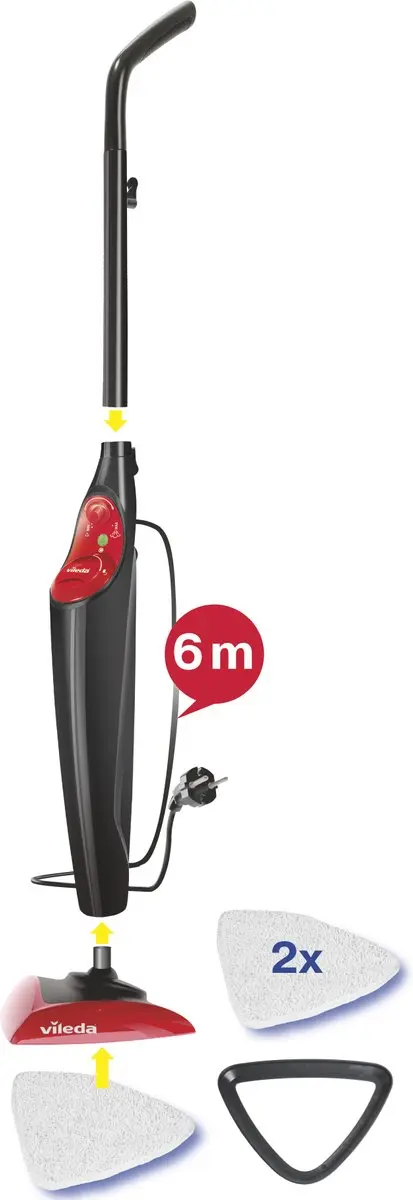 Vileda Steam Stoomreiniger 1200W - 6m Snoer - 0,5L