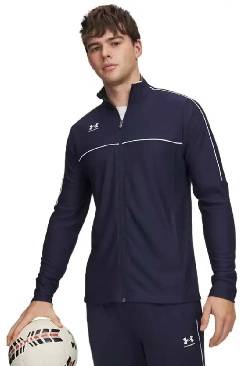 Under Armour M Challenger Track Jacket Heren - L Navy/Wit