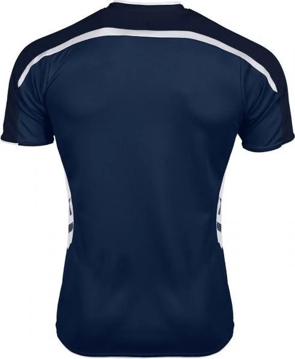 Hummel Preston S/S Sportshirt Unisex - S - Navy - afbeelding 6 van 6