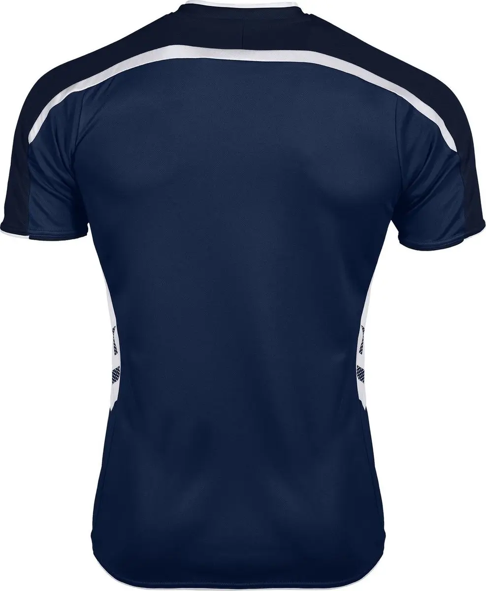 Hummel Preston S/S Sportshirt Unisex - S - Navy