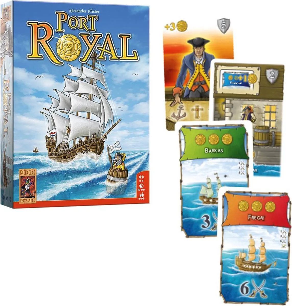 999 Games Port Royal Kaartspel - 2-5 Spelers